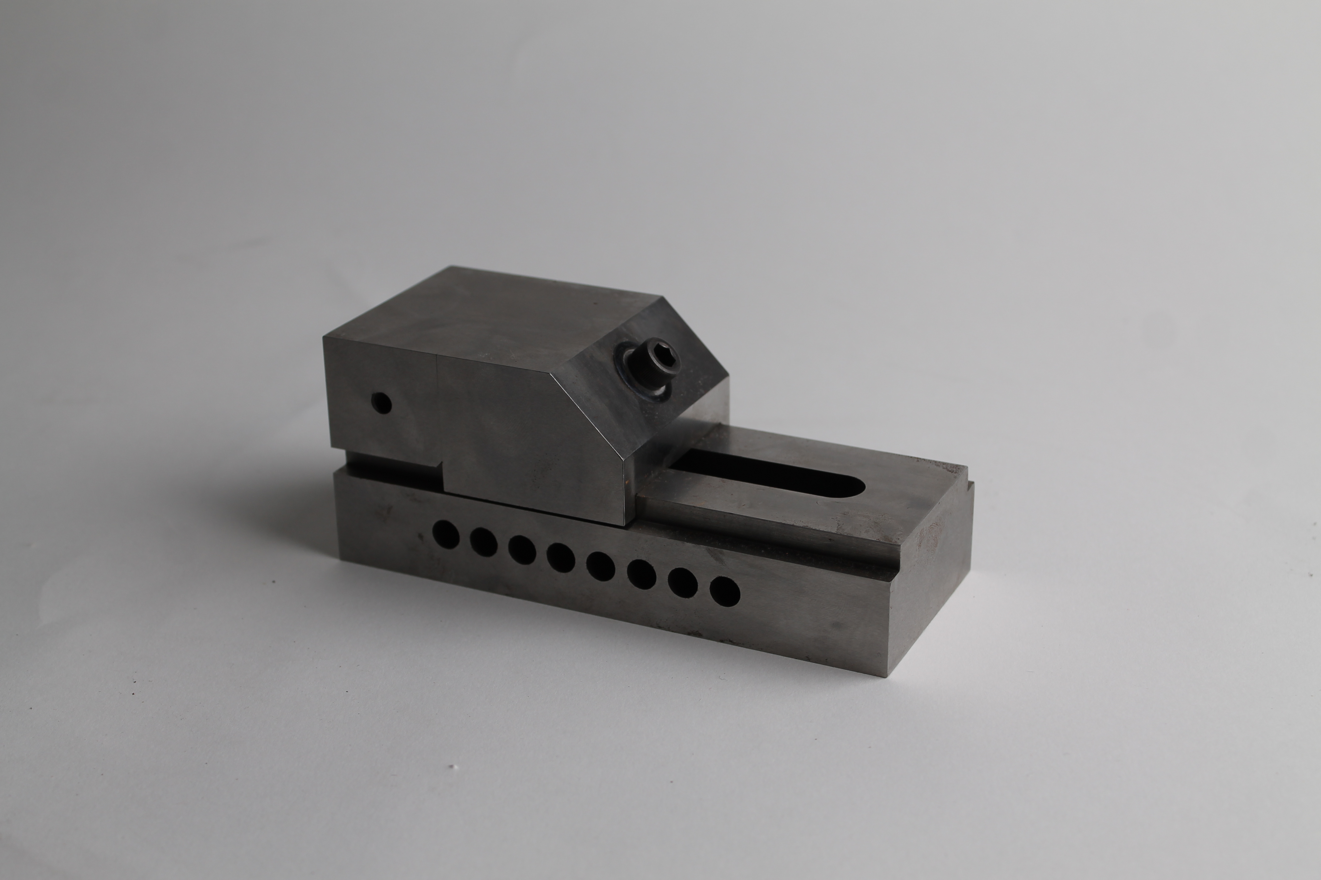 Grinding Vice, 1018 Steel, Mill + Lathe + Grinder